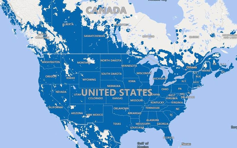 Comprar eSIM Estados Unidos compara - Att Cobertura Usa Mapa
